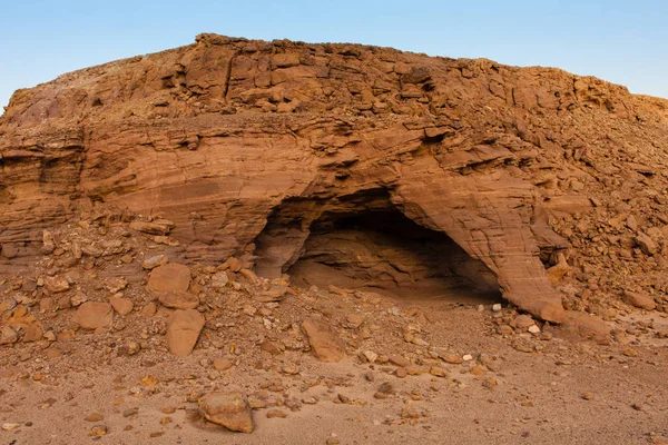 Ein Natürlicher Unterschlupf Der Durch Erosion Entsteht Ein Beispiel Für — Stockfoto