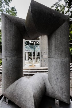 Hong Kong Park'ta Sars Memorial Mimari Sahne Mücadele