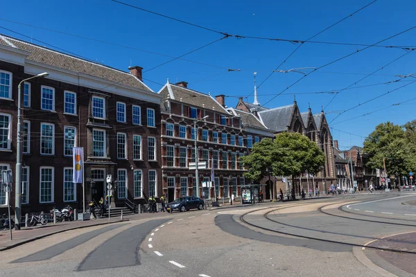 Die Kreuzung Von Parkstraat Und Lange Voorhout Den Haag — Stockfoto