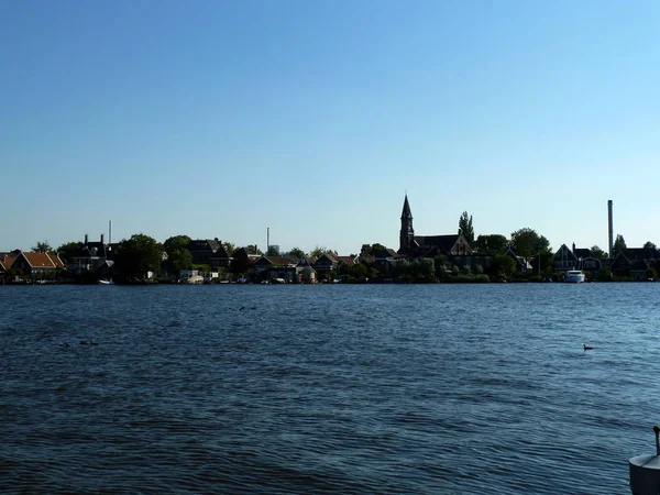 Floden Zaan Och Zaanse Schans — Stockfoto