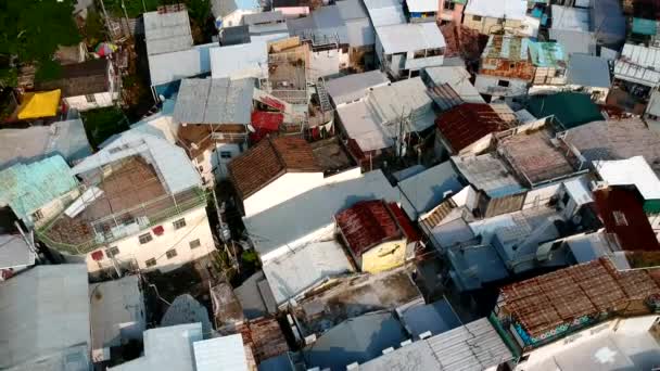 Pokfulam Pueblo Visto Desde Quadcopter Hong Kong — Vídeo de stock