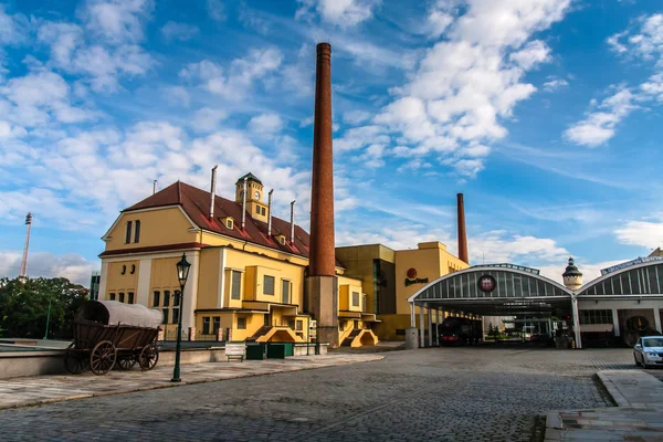 Eski Plzen Bira Fabrikası Müzesi Çek Cumhuriyeti — Stok fotoğraf