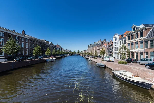 Der Nieuwe Gracht Kanal Der Altstadt Haarlem — Stockfoto