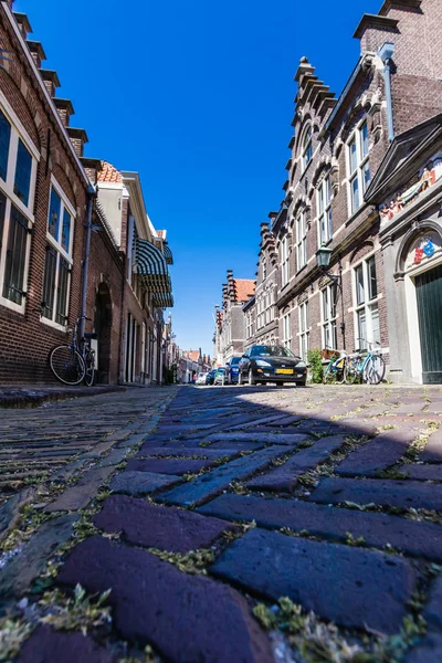 Groot Heiligland Eine Berühmte Straße Historischen Zentrum Von Haarlem — Stockfoto