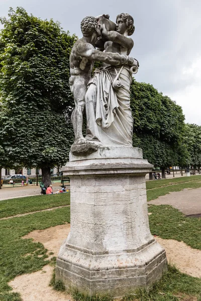 Day Sculpture Jean Joseph Perraud Jardin Des Grands Explorateurs Marco — Stock Photo, Image