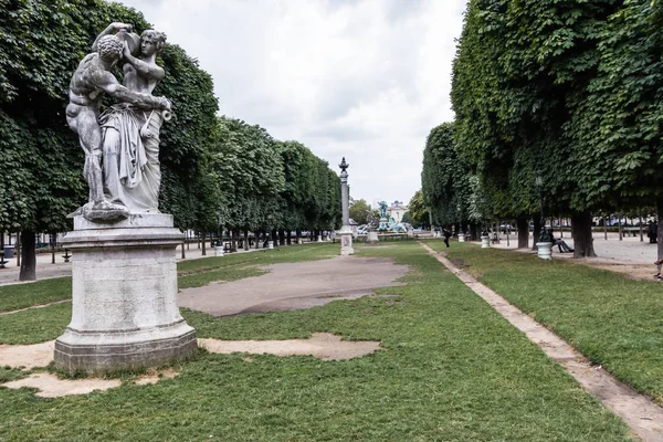 Scultura Day Jean Joseph Perraud Nel Jardin Des Grands Explorateurs — Foto Stock