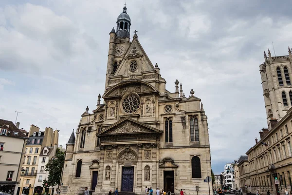 Die Fassade Der Kirche Saint Etienne Mont Paris — Stockfoto