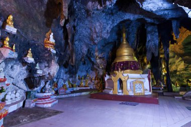 Ana Pindaya Mağaralarının İçi, Myanmar