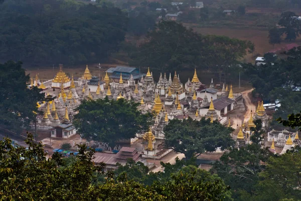 Yan Aung Myin Htu Par Yone Pagoda Pindaya Mianmar — Stock Fotó