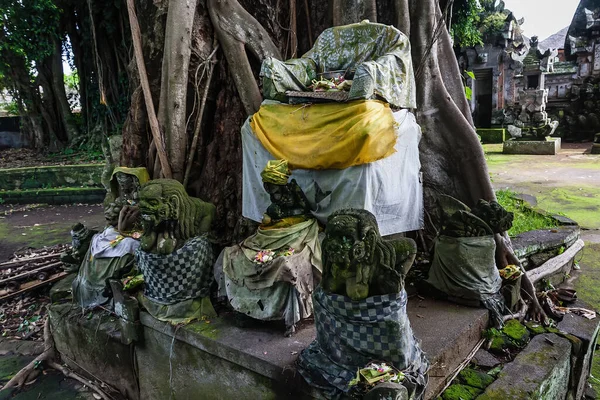 Ein Altar Einem Der Vielen Hindu Tempel Auf Bali Indonesien — Stockfoto