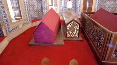 İstanbul 'daki Hürrem Sultan türbesinin içi.