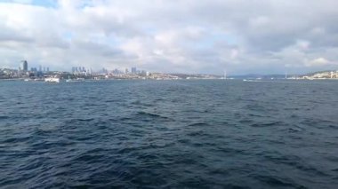 Skdar Bölgesi, Boğaz ve Beşiktaş Bölgesi 'nin panoramik manzarası..