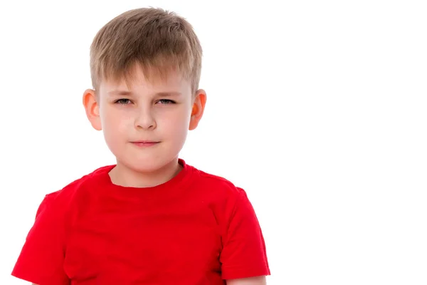 Retrato de un niño pequeño de cerca . —  Fotos de Stock