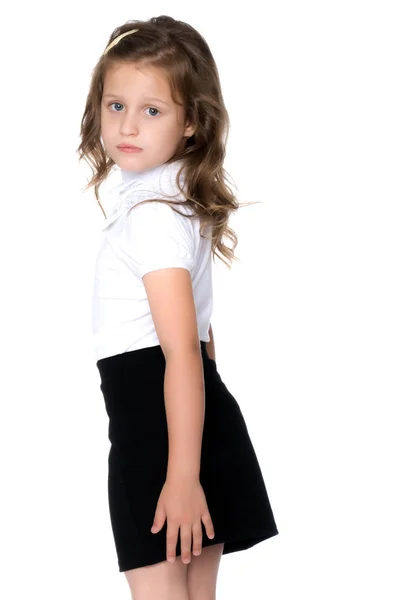 Portrait of a beautiful little girl — Stock Photo, Image