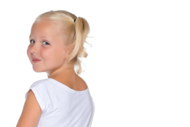 Küçük bir kızın portresi..