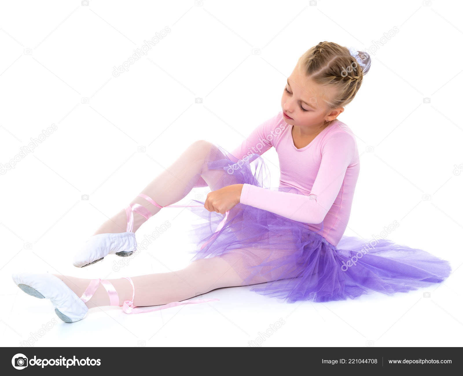 little girl ballet shoes