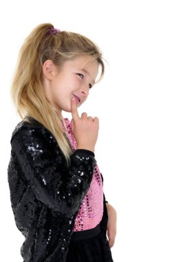 Küçük bir kızın portresi..