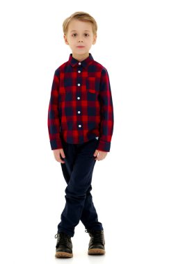 Sürpriz küçük çocuk. Duygular.