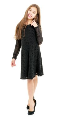 Büyük numara ayakkabı, küçük kız.