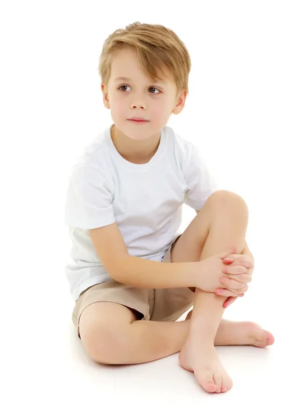 Sad little boy. — Stock Photo, Image