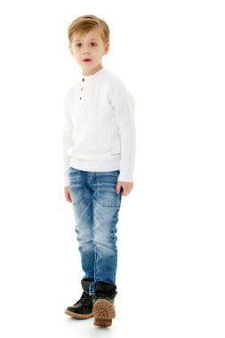 Sürpriz küçük çocuk. Duygular.