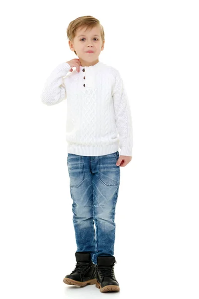 Un niño pequeño sorprendido. Emociones . — Foto de Stock