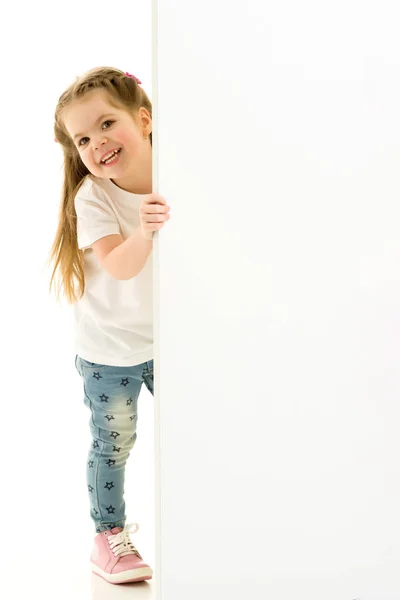 Beautiful little girl laughing. — Stock Photo, Image