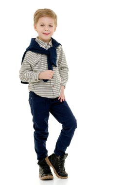 Yakışıklı çocuğu tam büyüme