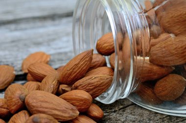 badem kase akışı ahşap tablo