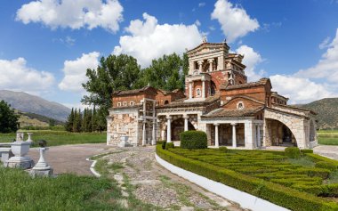 Kilise, Agia Mantineia'da, Arcadia, Peloponnese, Yunanistan arkeolojik bölgesine yakın inşa Foteini.