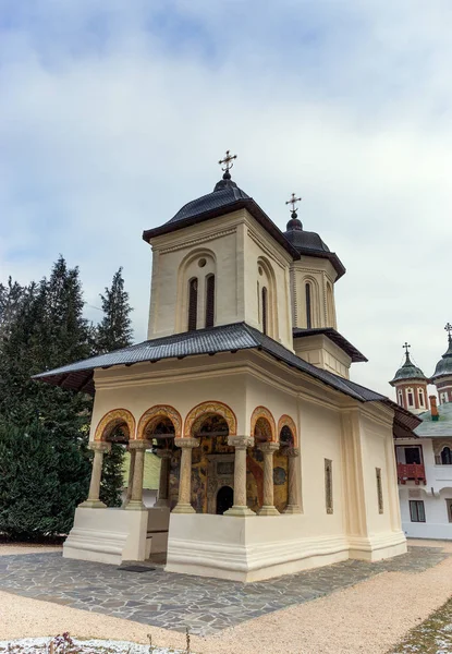 Starý Kostel Klášter Sinaia Rumunsko — Stock fotografie