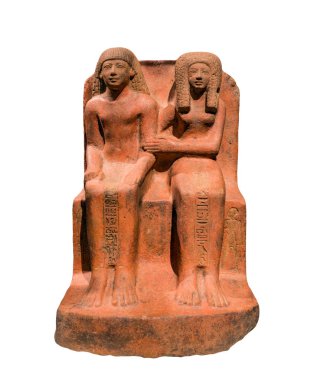 Mısır sanat, Amenhotep-kullanıcı Amun kapıcı karısı Ta-net-wadj ile.