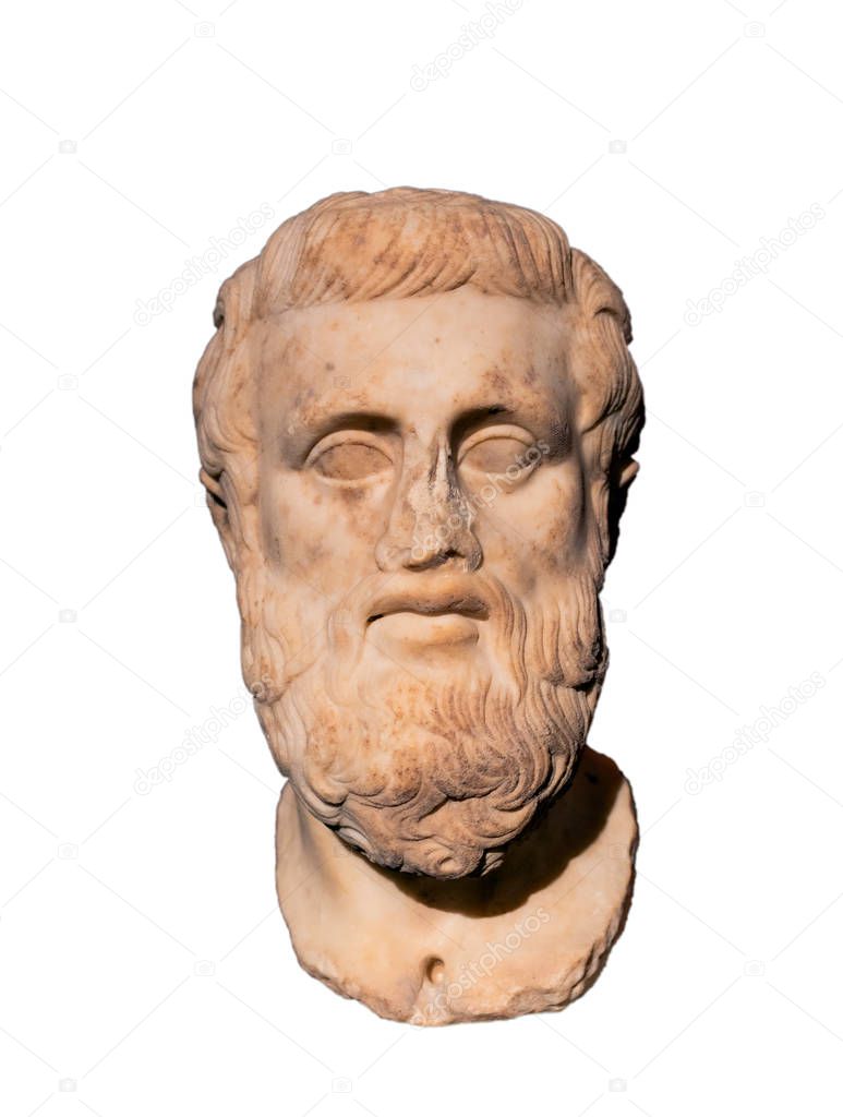 Ancient Greek tragedian Sophocles (498-406) BC.