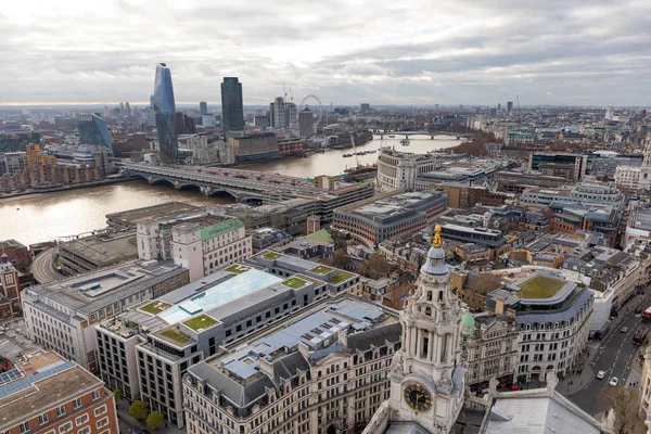 Vista Sulla Città Londra Dalla Cattedrale Paul — Foto Stock