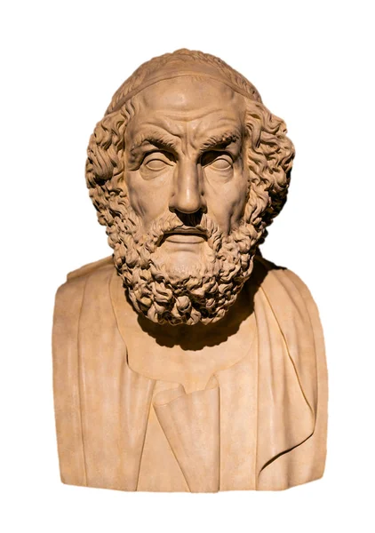 Ancient Greek Poet Homer Legendary Author Iliad Odyssey — Stock Photo, Image