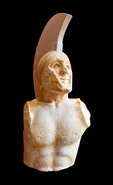 Statue Hoplite Known Leonidas Found Ancient Sparta 480 — Stock Photo, Image