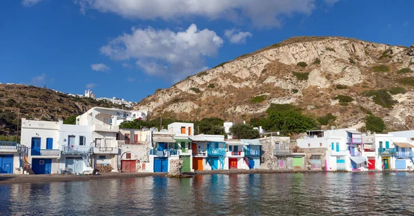 Klima Village Pêcheurs Île Milos Cyclades Grèce — Photo