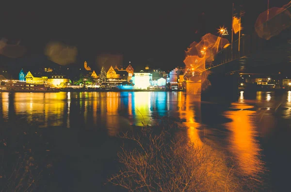 Traben Trarbach Momento Del Mercatino Natale Germania Nel 2018 Con — Foto Stock