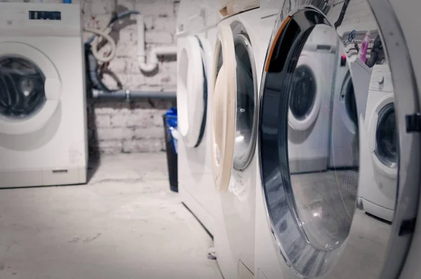Rotary Knob Washing Machine Set Environmentally Friendly Degrees — Stock Photo, Image