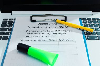 Blackboard Alman Datenschutz-Folgeabschaetzung (Dsfa) içinde İngilizce gizlilik etki değerlendirmesi