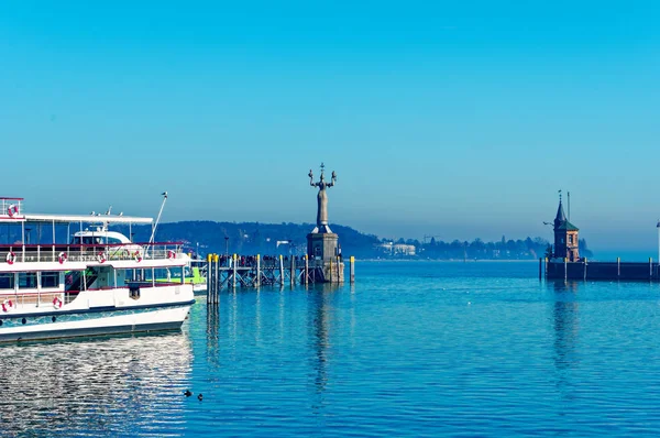 Harbor Konstanz Bodeni Németország — Stock Fotó