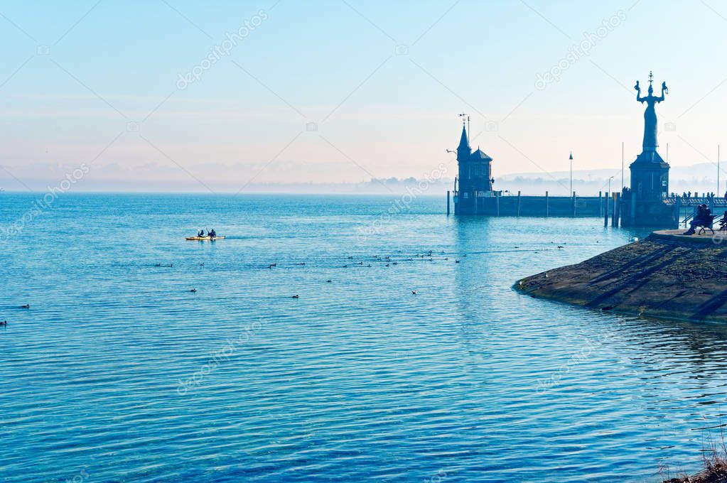 Harbor in Constance - Lake Constance - Germany