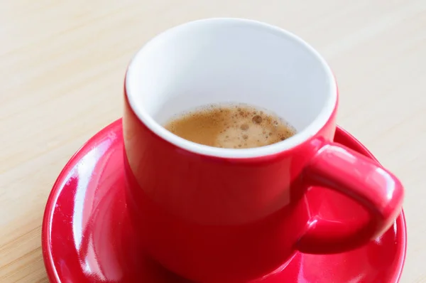 Espresso Kaffe Rødt Beger – stockfoto