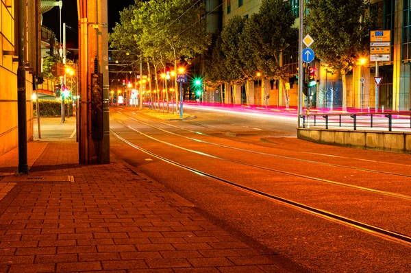 거리와 켄자를란 독일의 시내에서 — 스톡 사진