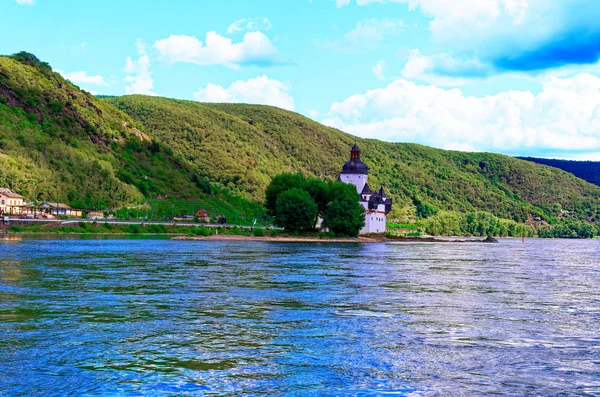 Château Pfalzgrafenstein Zoll Château Sur Rhin Kaub Rhénanie Palatinat Allemagne — Photo