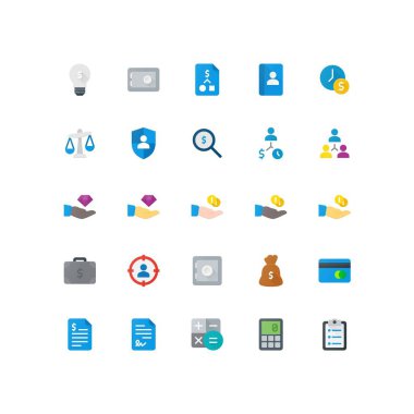 Piksel mükemmel iş Icon Set