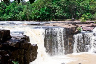 Wash'de şelale Chaiyaphum ili.
