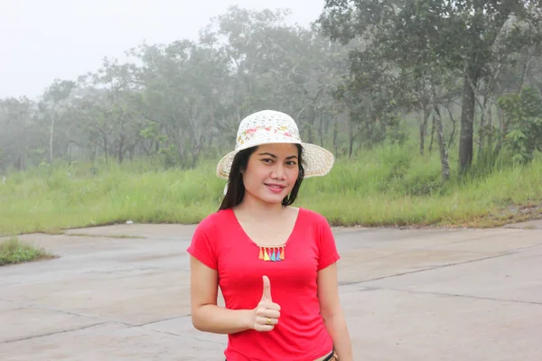 Vrouwen Een Goed Gevoel Bezienswaardigheden Van Thailand — Stockfoto