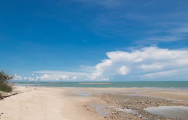 Chao Samran Plajı 'ndaki plaj.