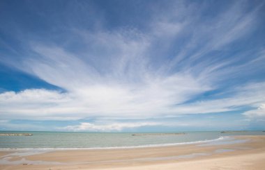 Chao Samran Plajı 'ndaki plaj.